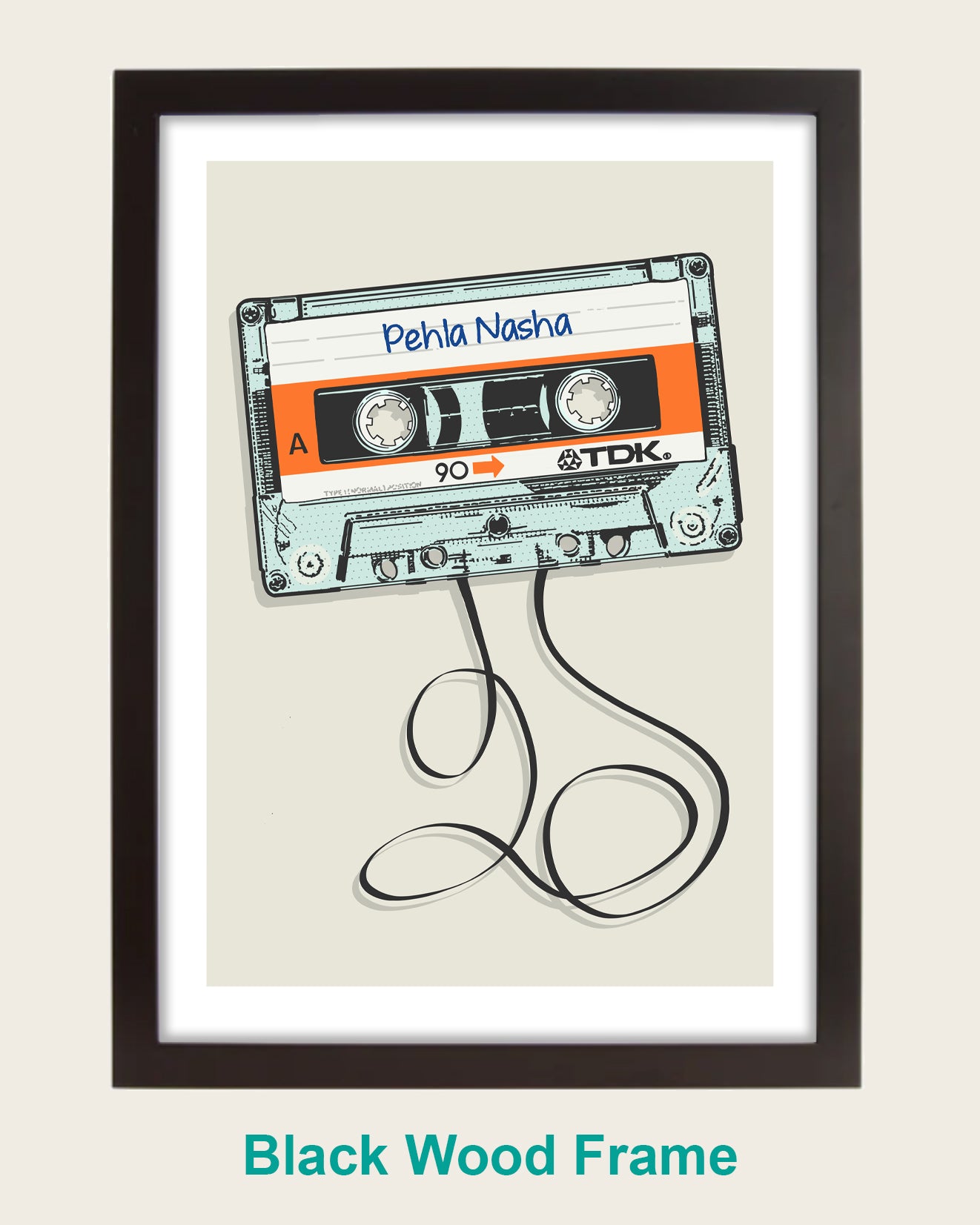 Personalised Bollywood Casette - Orange