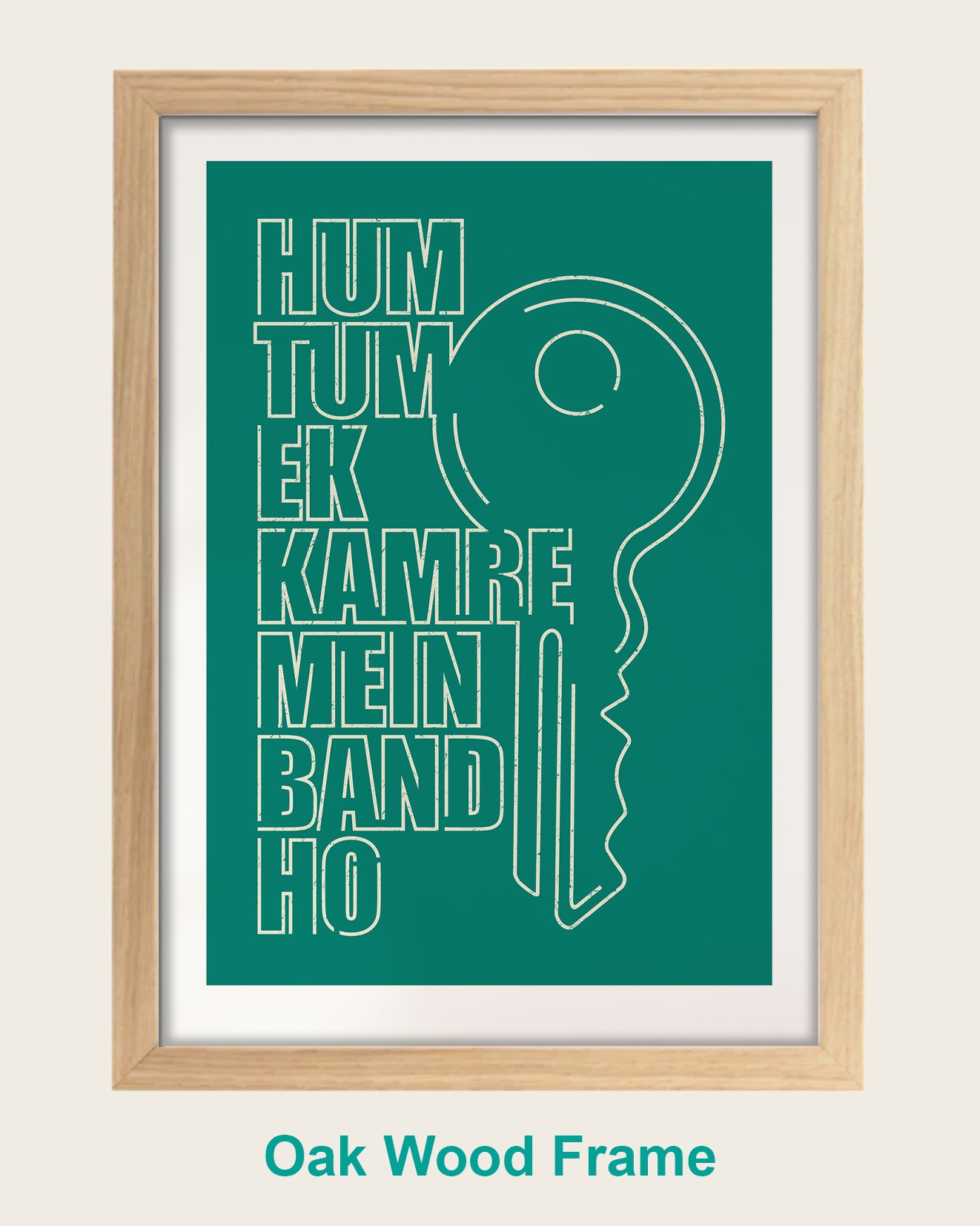 Hum Tum Ek Kamre Mein Band Ho - Teal