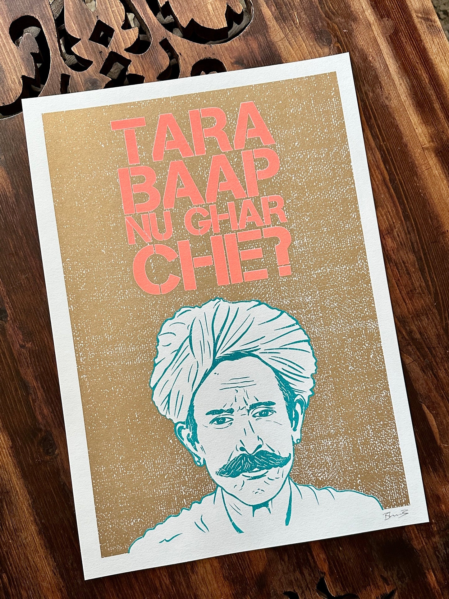 Su Che Art - Indian Pop Art Print - Bhavin Bhadresa
