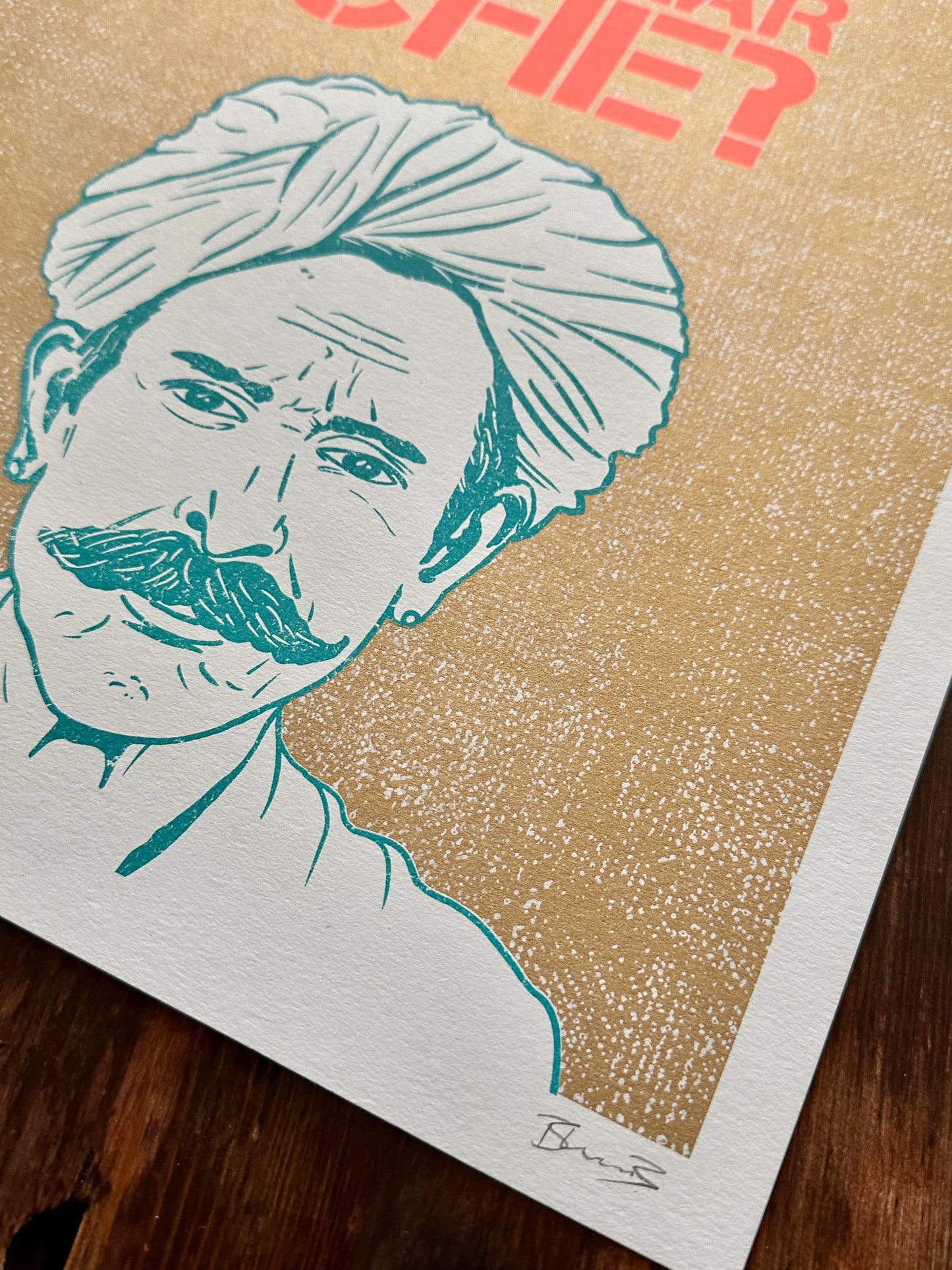 Su Che Art - Indian Pop Art Print - Bhavin Bhadresa