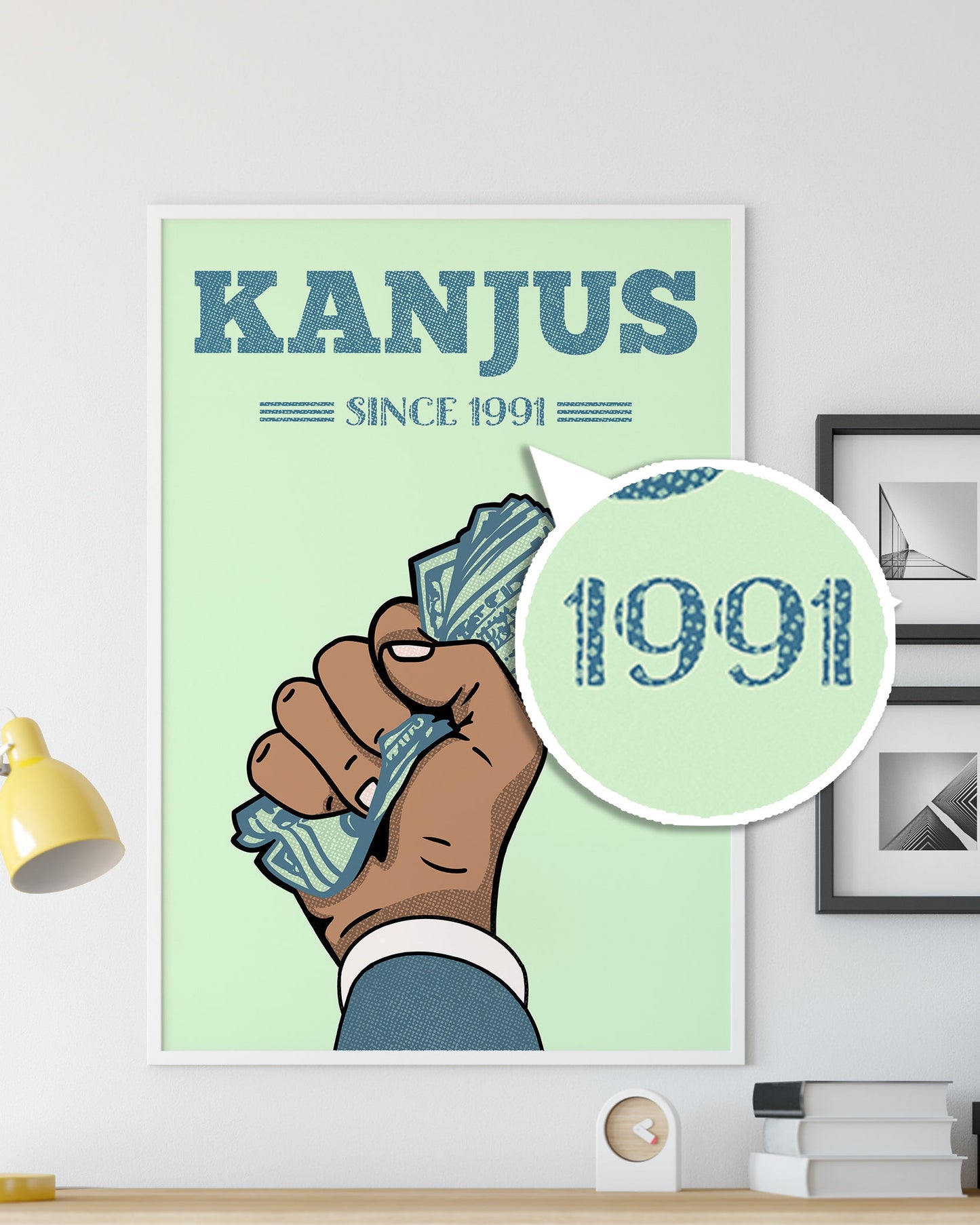 Kanjus Print Green - Personalised