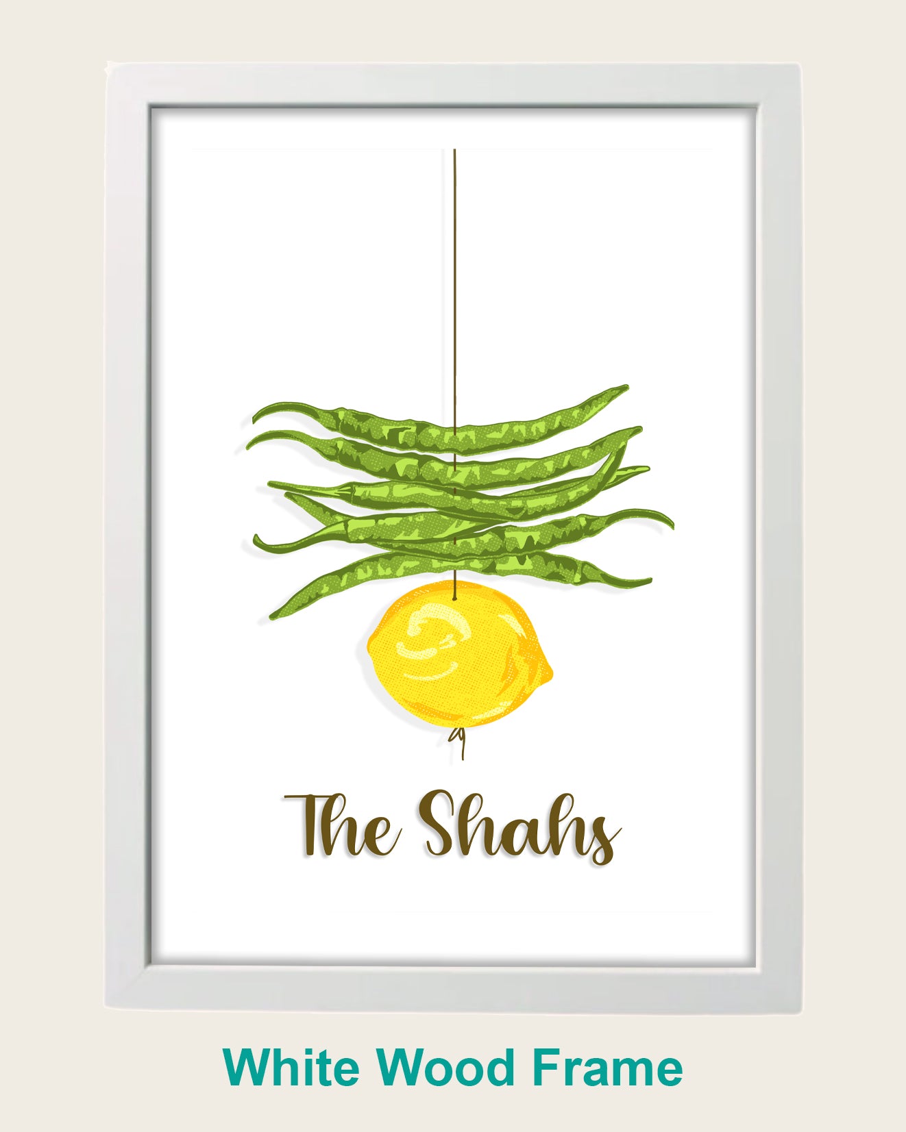 Personalised Najaar - White