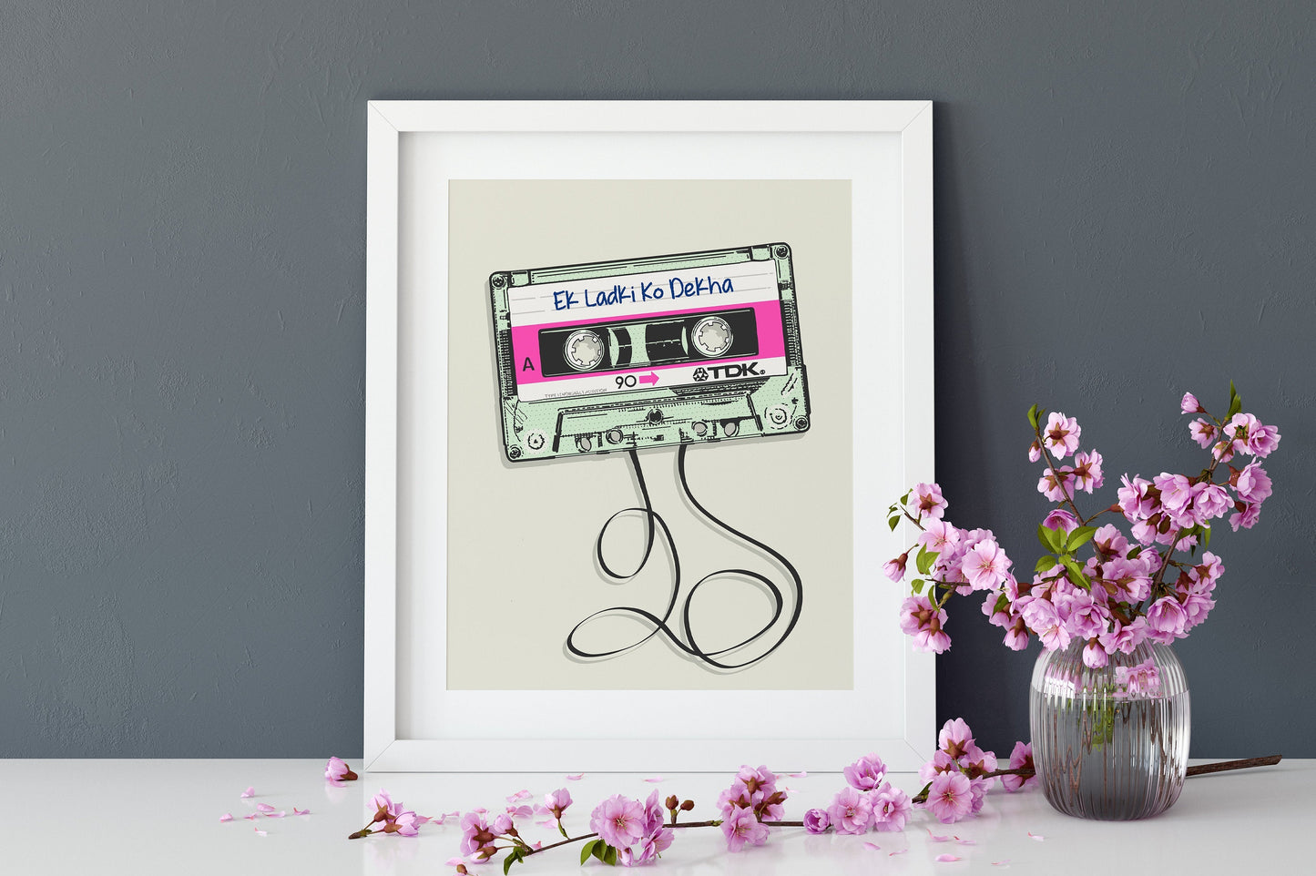 Personalised Bollywood Cassette - Pink