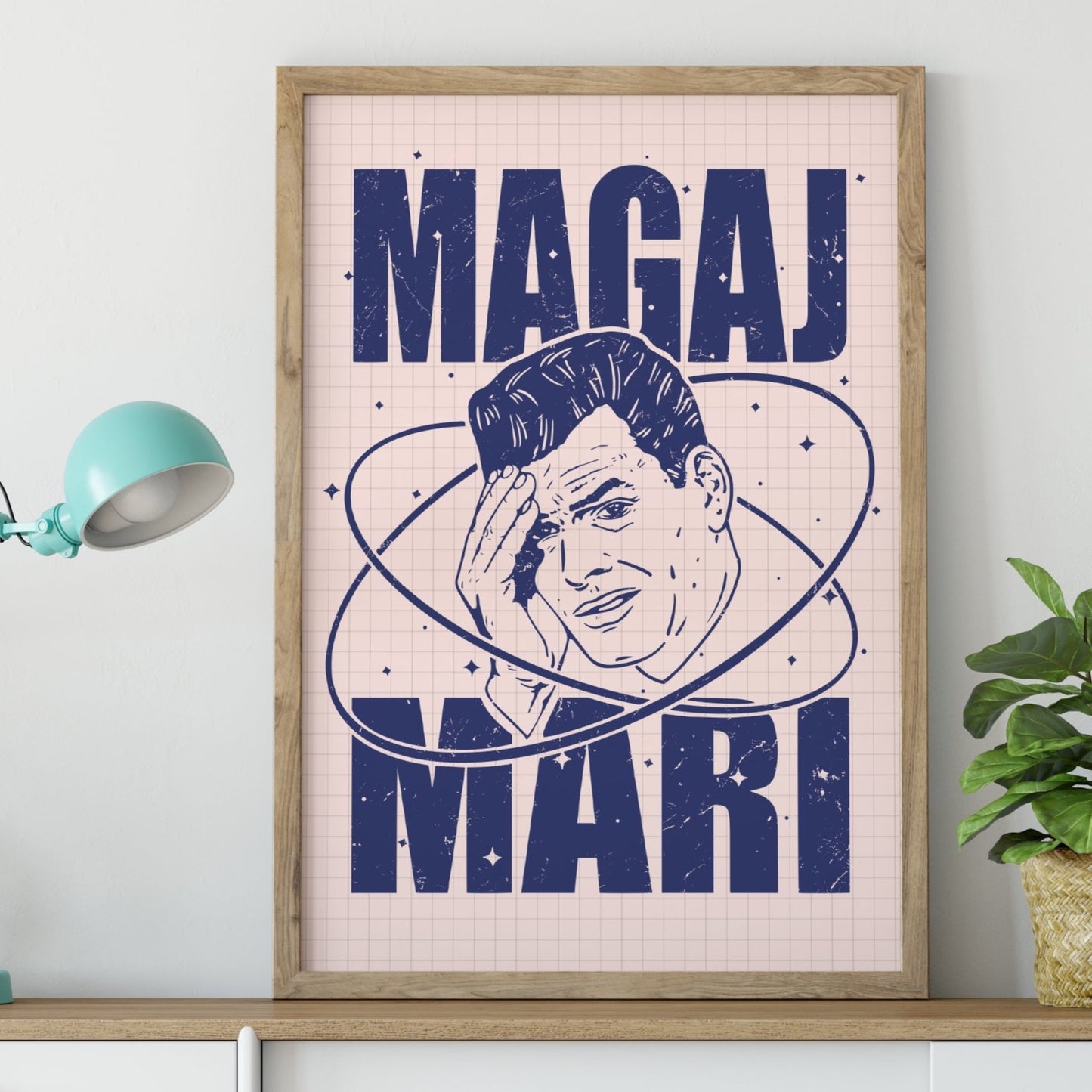 Indian Desi Pop Art Print