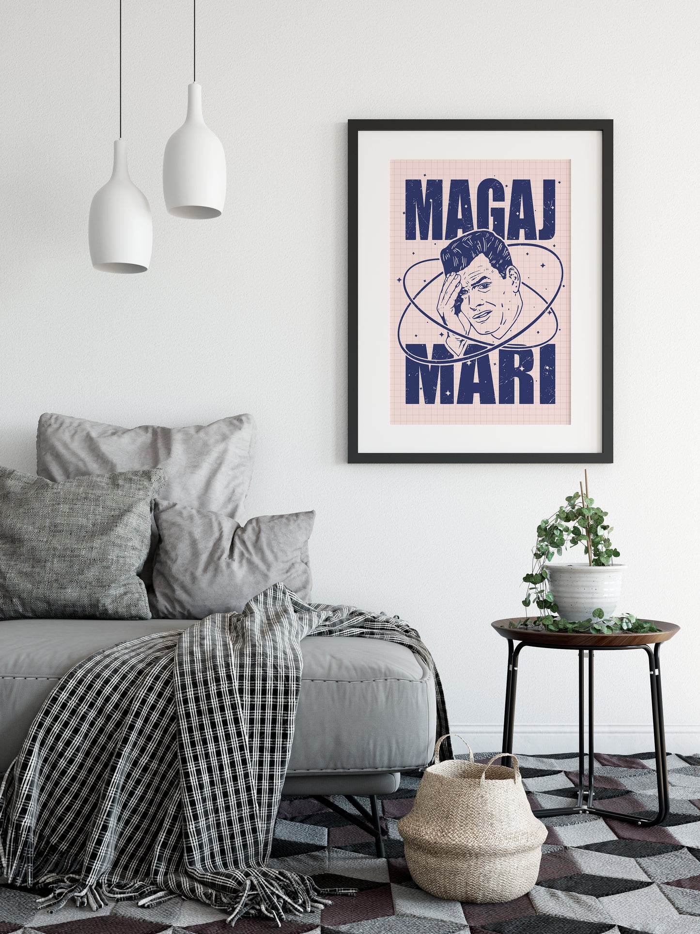 Indian Desi Pop Art Print