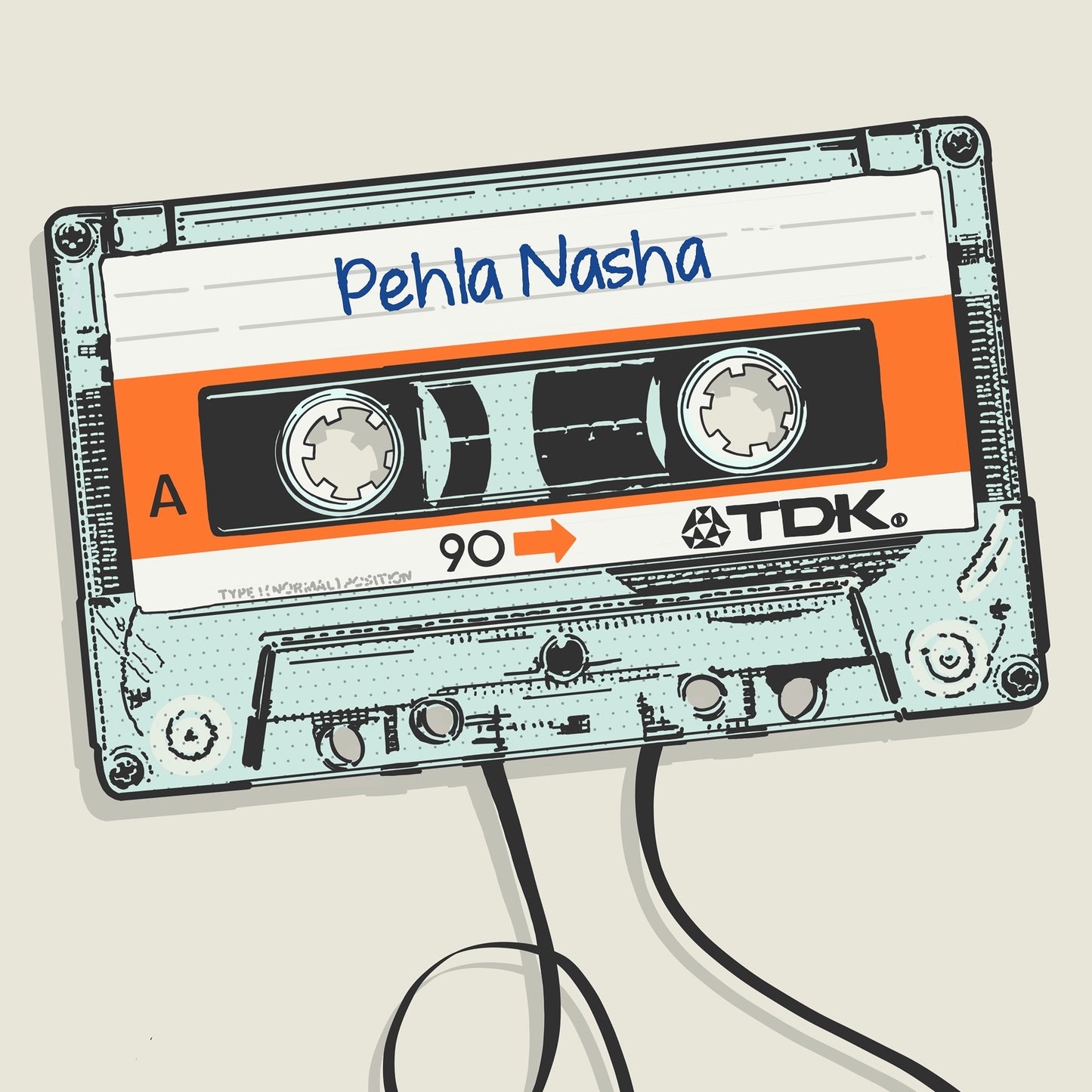 Personalised Bollywood Casette - Orange