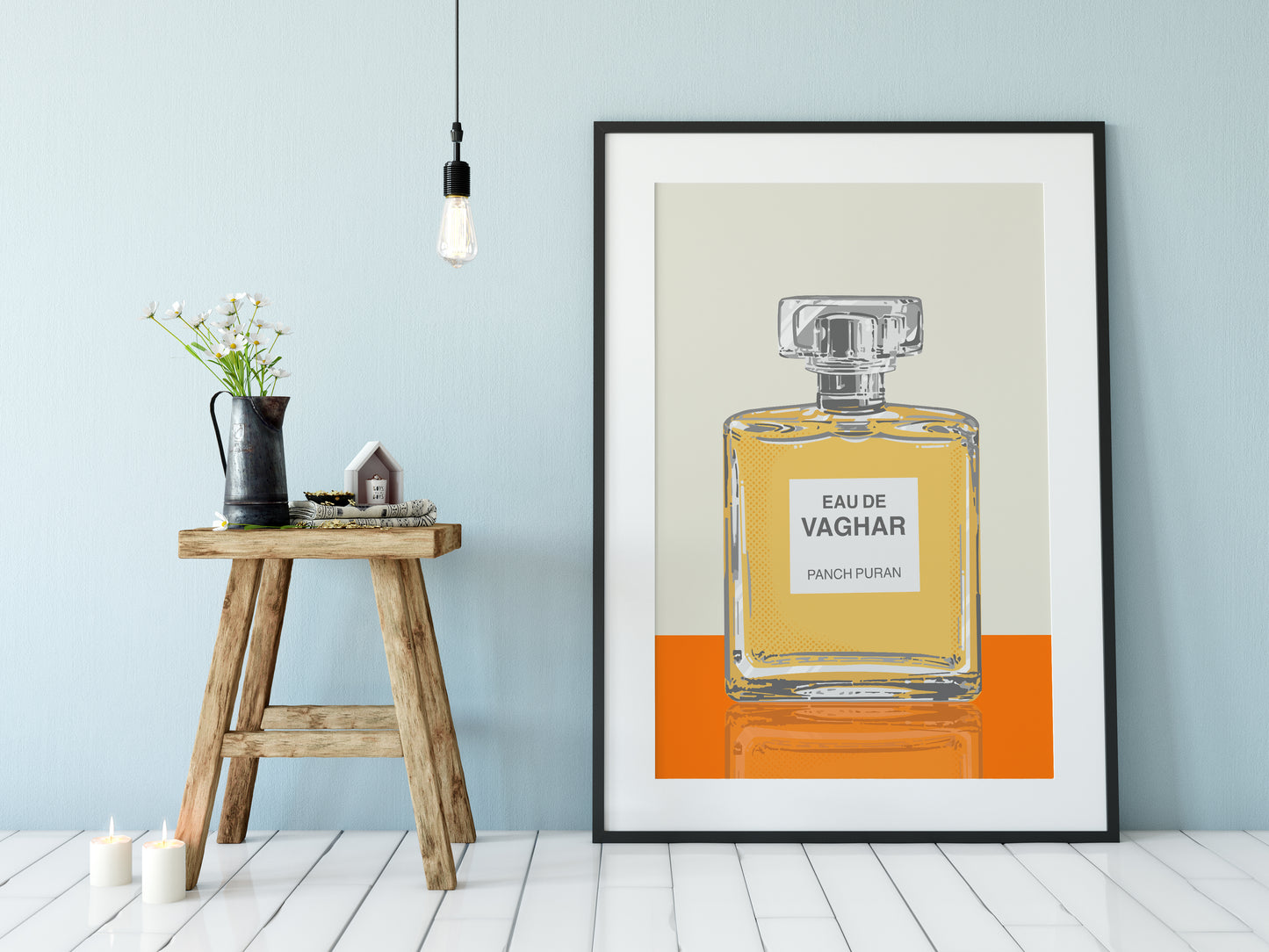 Indian Desi Wall Pop Art Print