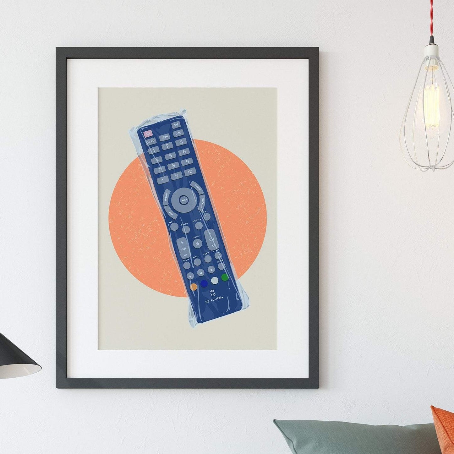 Plastic Covered TV Remote