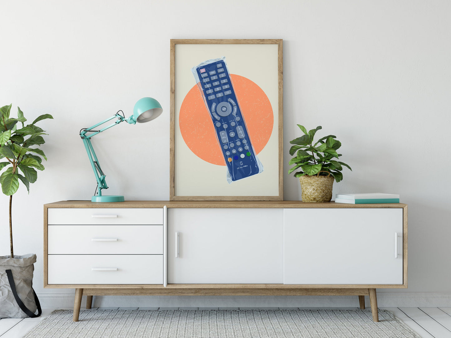Plastic Covered TV Remote