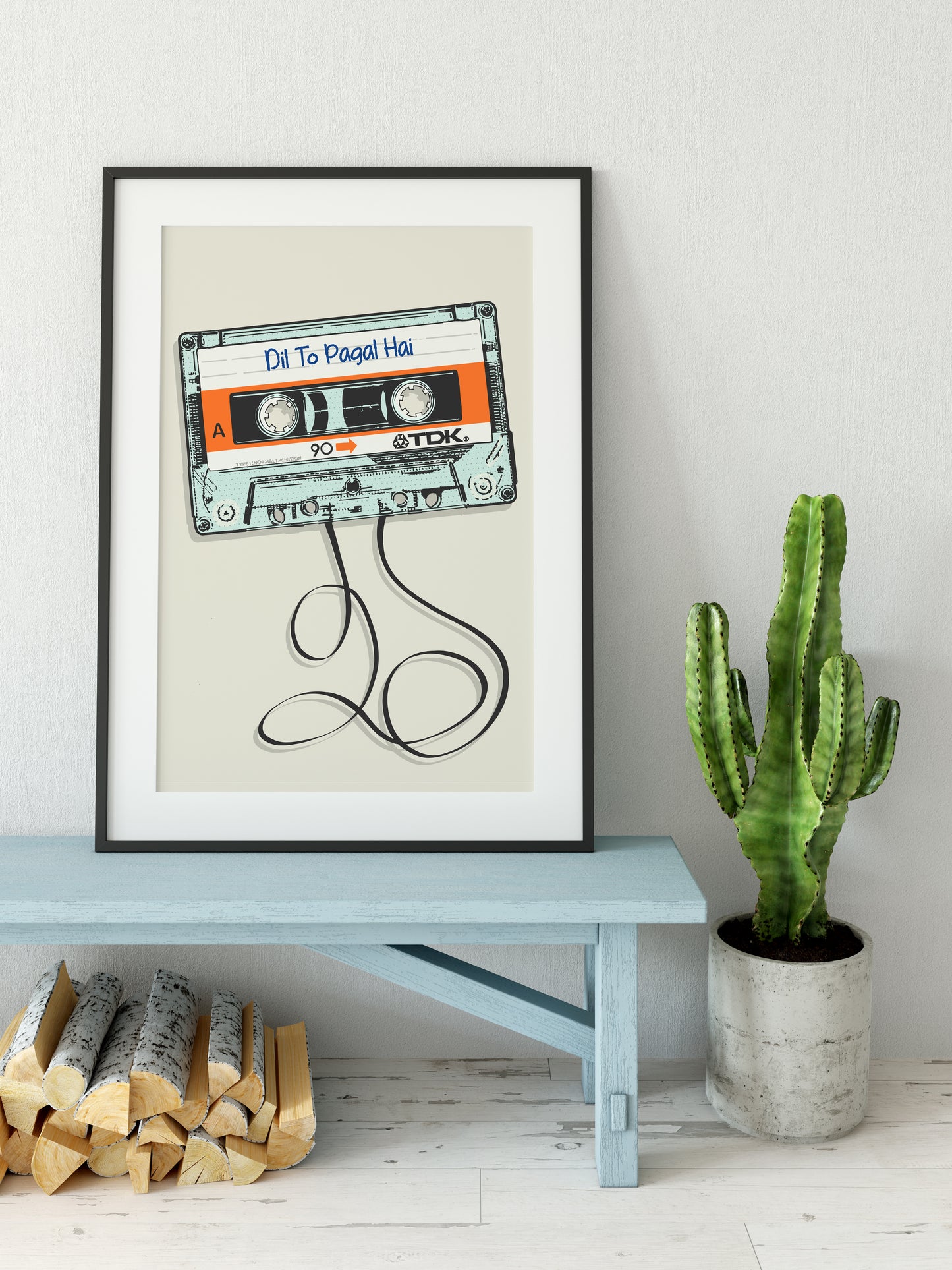 Personalised Bollywood Casette - Orange