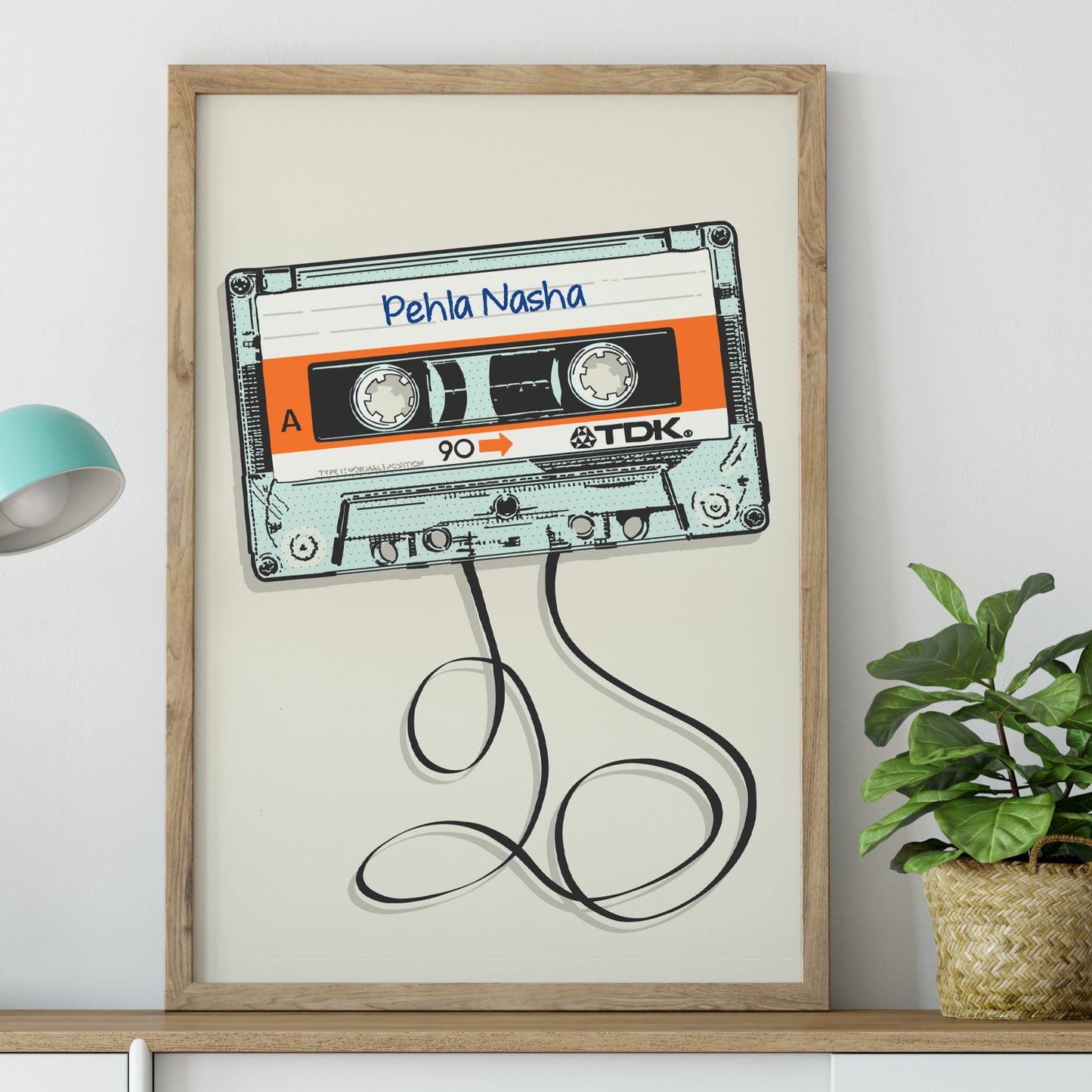 Personalised Bollywood Casette - Orange