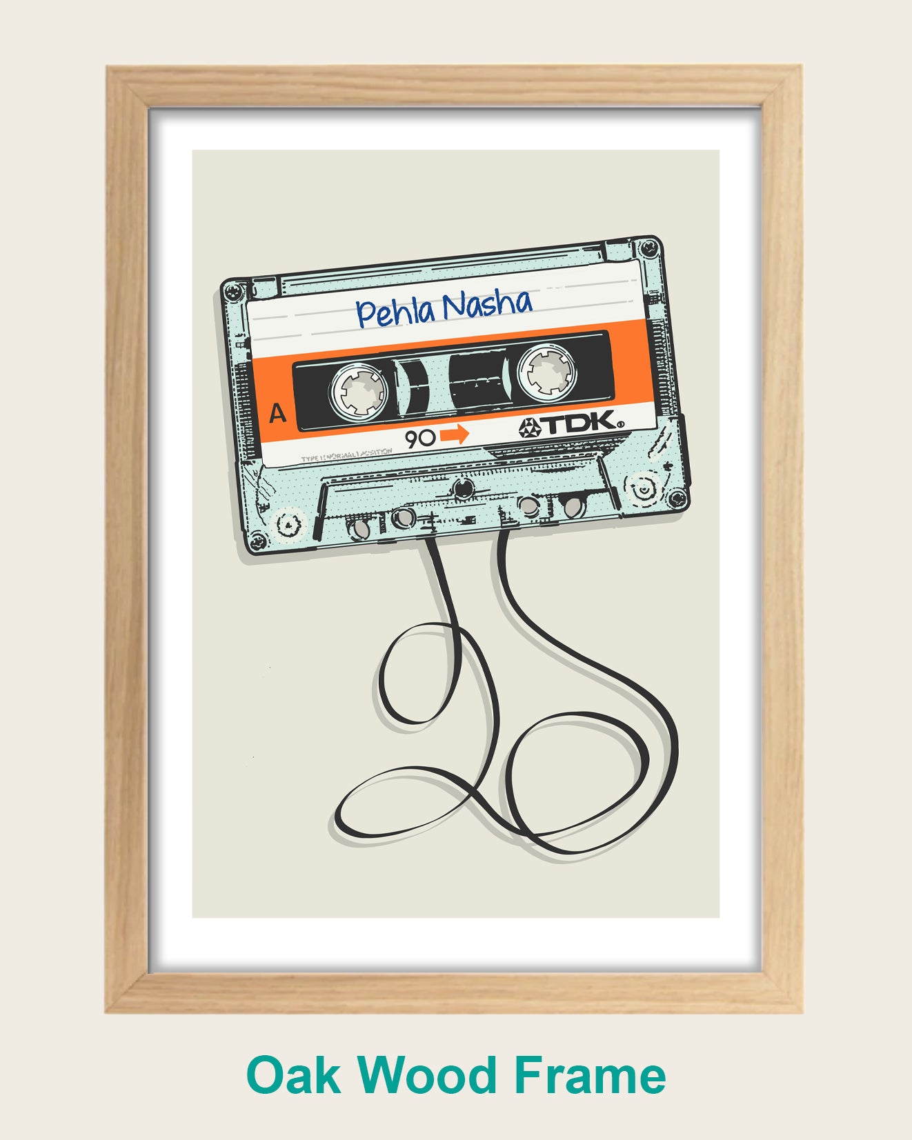 Personalised Bollywood Casette - Orange