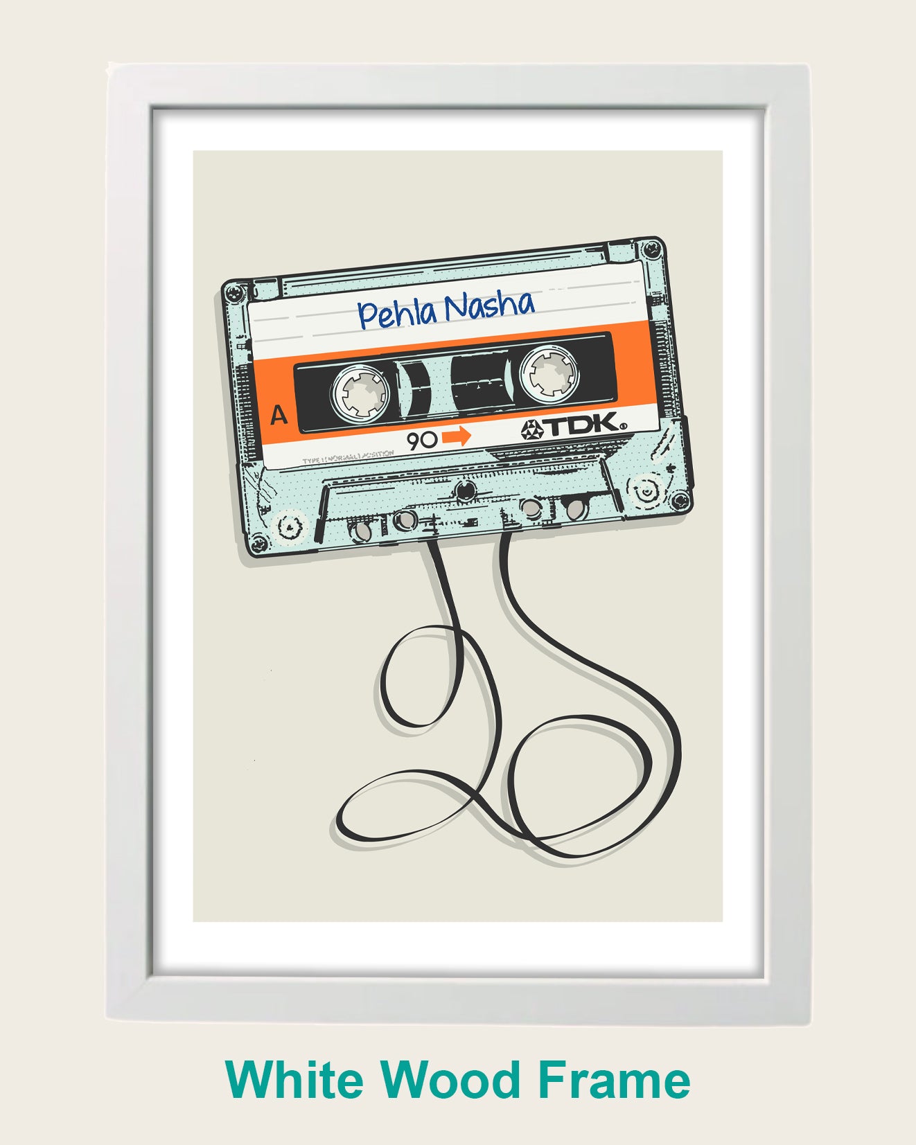 Personalised Bollywood Casette - Orange