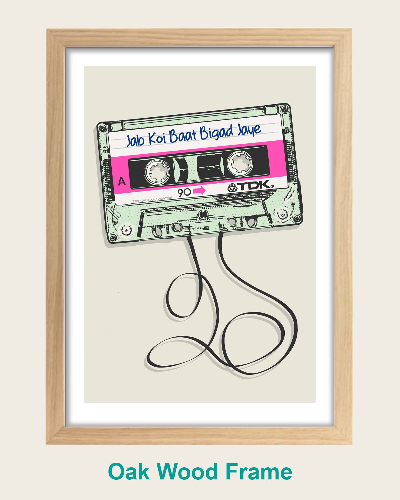 Personalised Bollywood Cassette - Pink