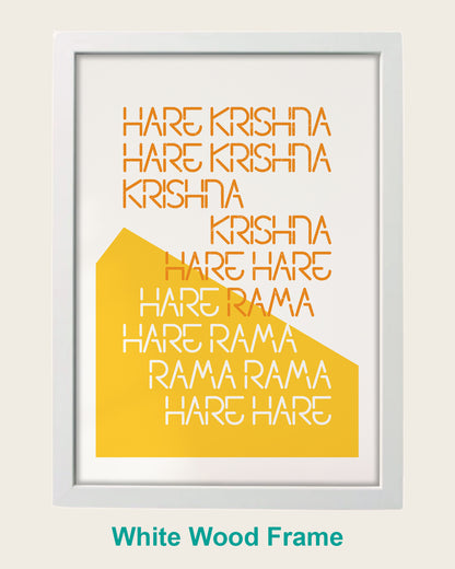 Hare Krishna - Orange & Yellow