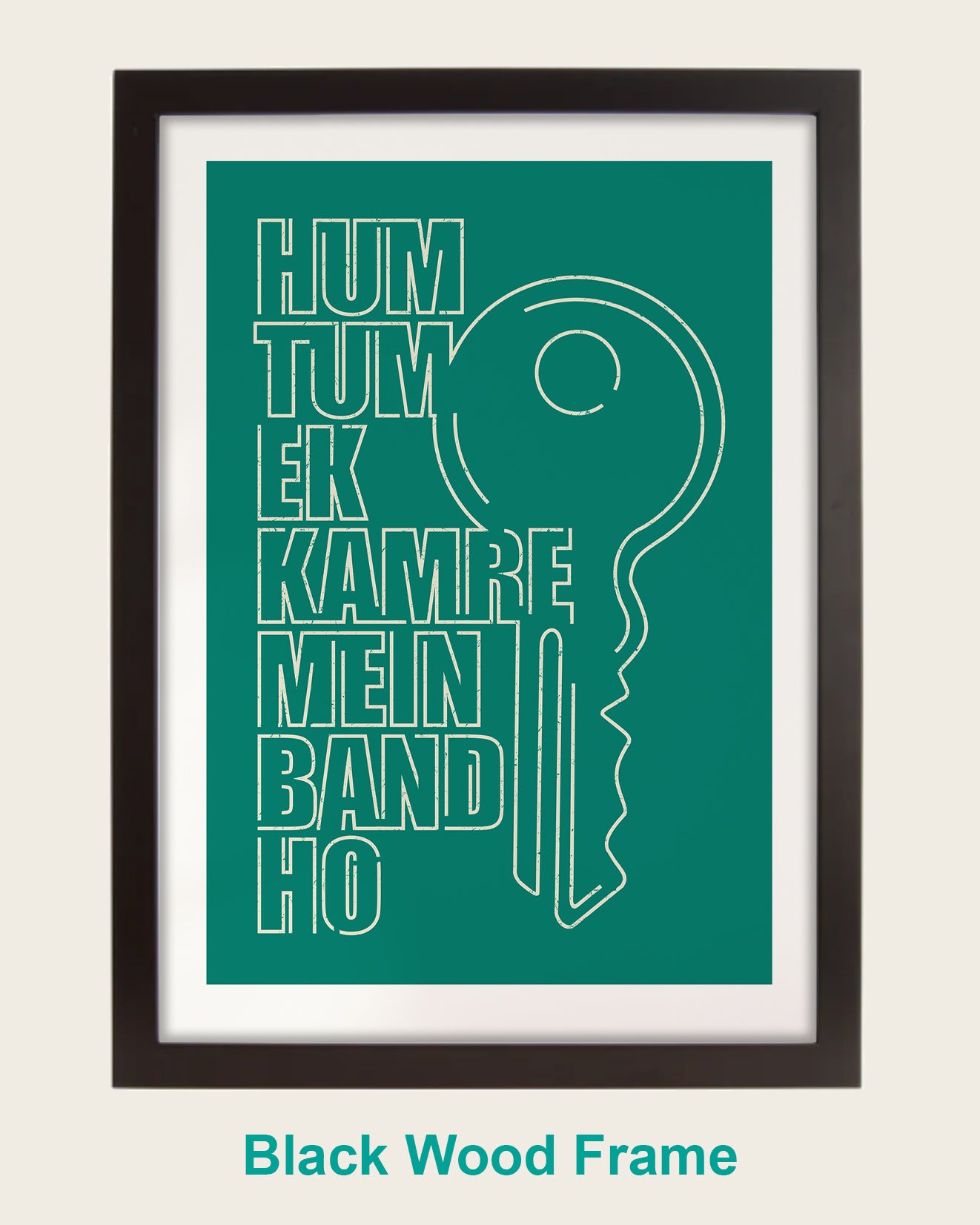 Hum Tum Ek Kamre Mein Band Ho - Teal