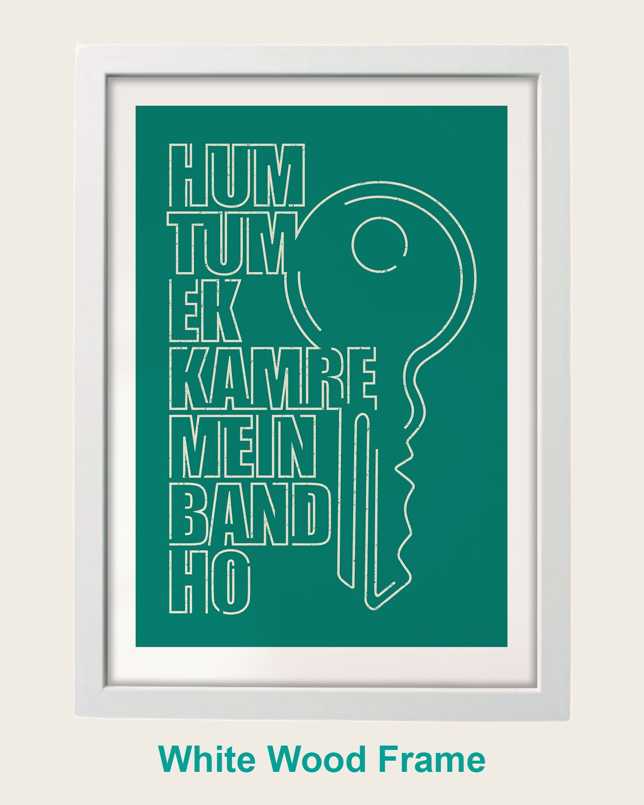 Hum Tum Ek Kamre Mein Band Ho - Teal