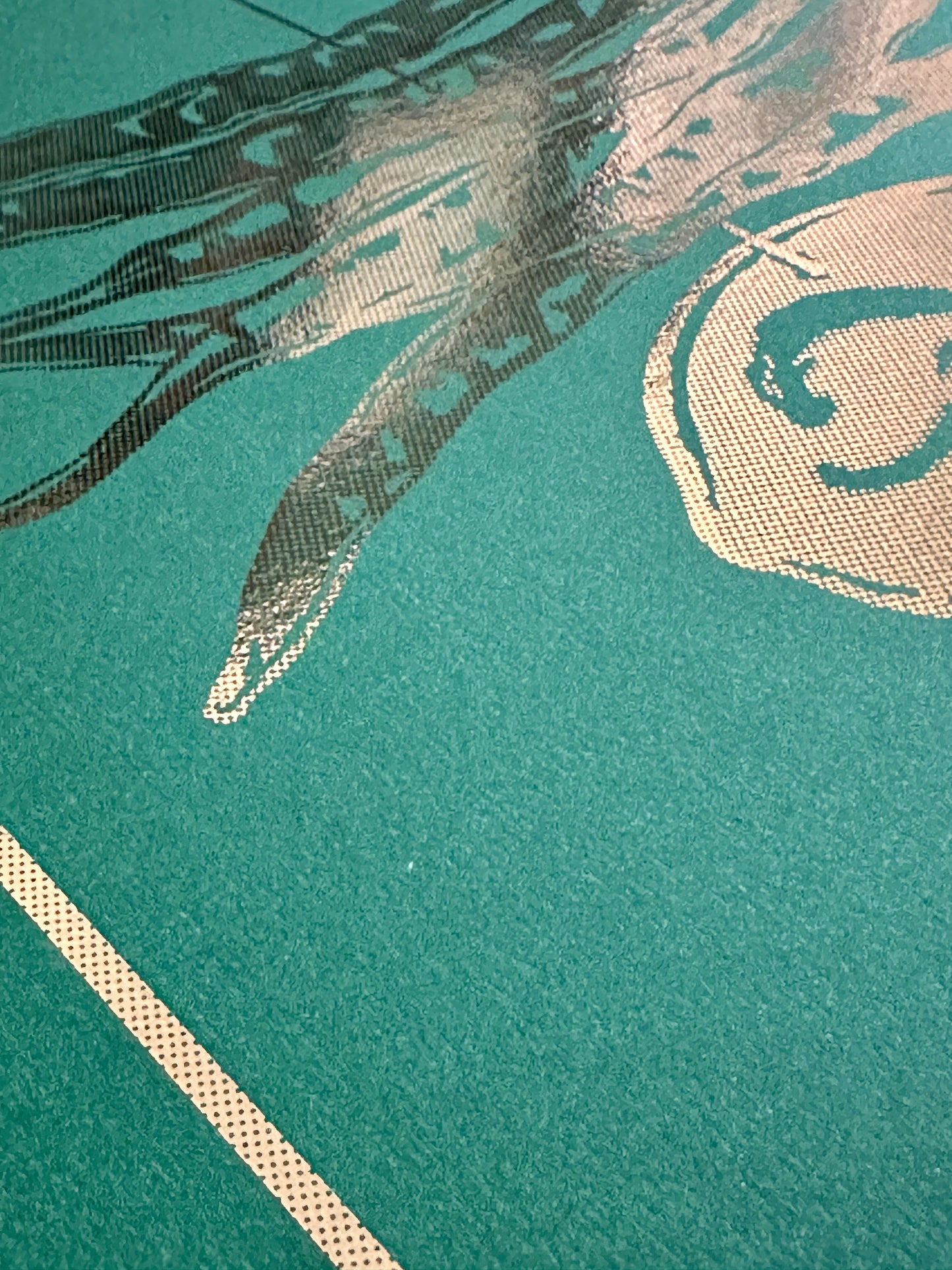 LIMITED EDITION Najaar Gold Foil & Forest Green A3