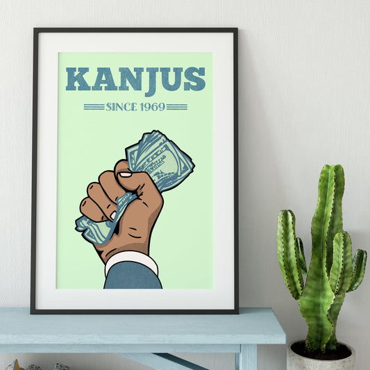 Kanjus Print Green - Personalised