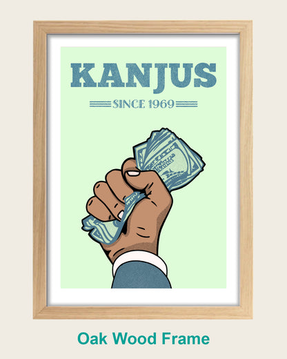 Kanjus Print Green - Personalised