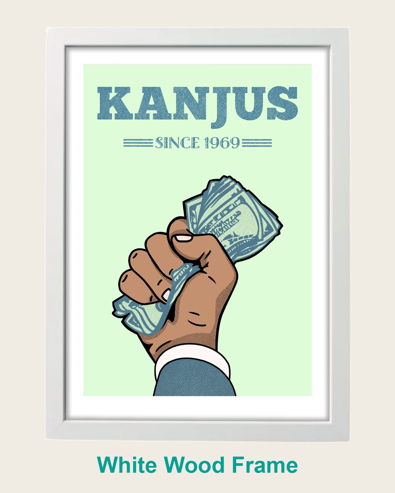 Kanjus Print Green - Personalised