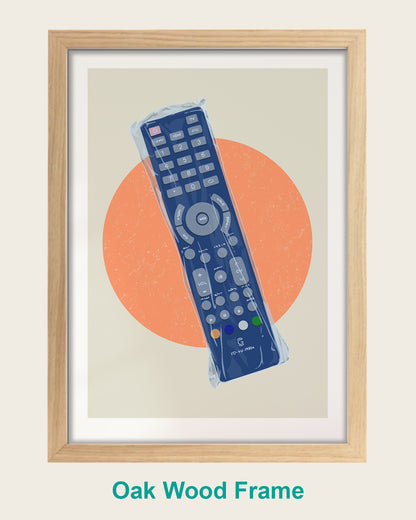 Plastic Covered TV Remote