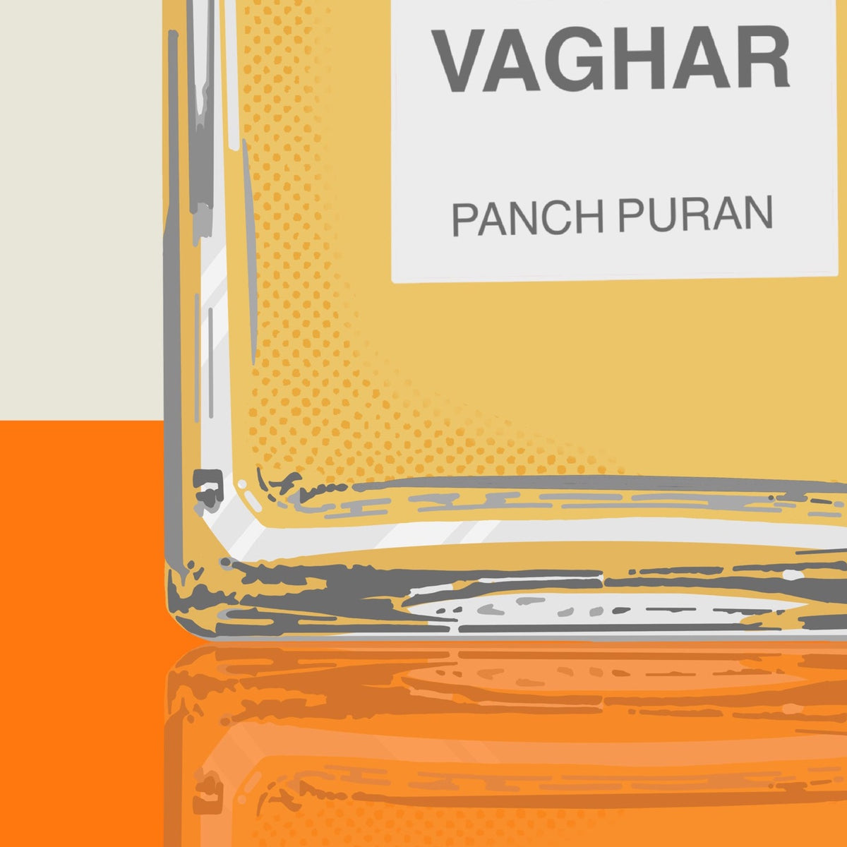 Eau De Vaghar - Indian Pop Art Print | Śu Chē Design - Śu Chē Art